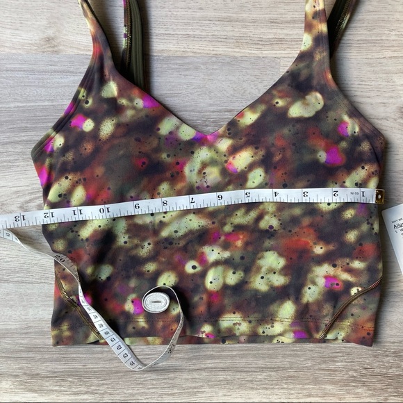 Lululemon | Green Purple and Red speckled Align Tank top - Picture 5 of 12